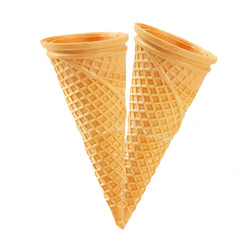 Meijue Ice Cream Crispy Cone 40 Pack Commercial Cone Crispy Shell Ice Cream Cone Hot Milk Cone Biscuit Snacks