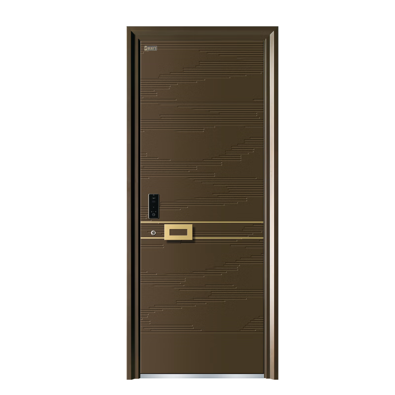 Yuelongmen anti-theft door villa door Class A home security door fingerprint lock mother door single door entry door B070 non-standard custom size please contact customer service for details