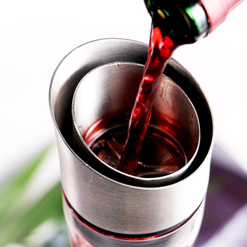 Saint Randy European waterfall 304 stainless steel filter decanter lid 304 stainless steel red wine filter