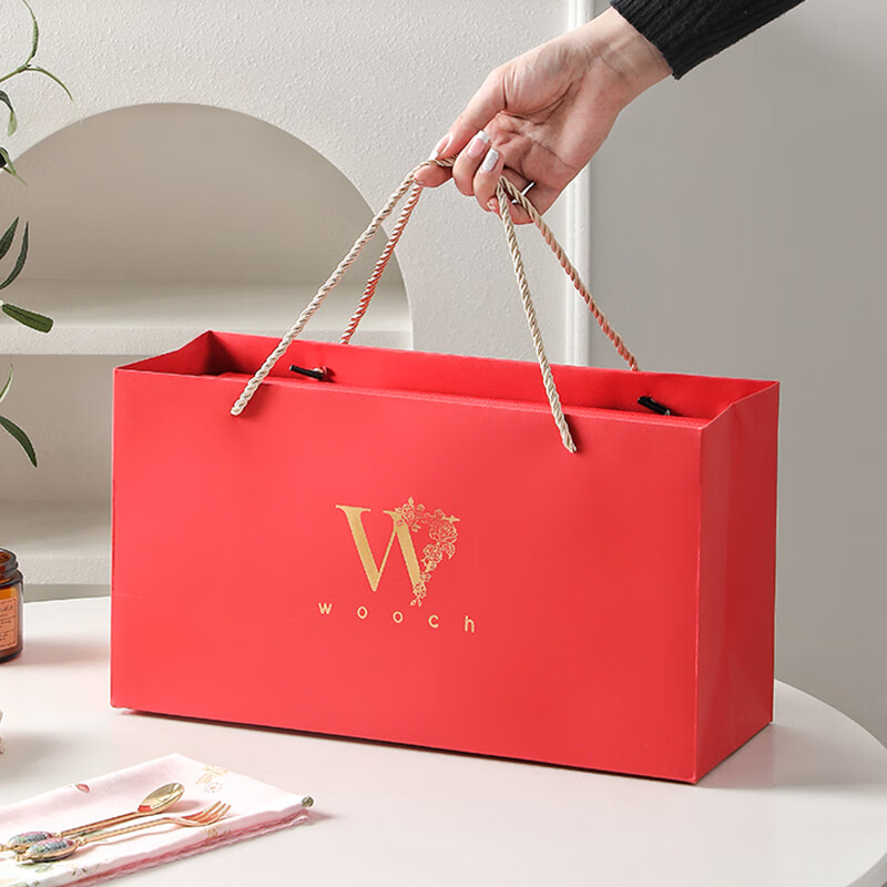 WOOCH Peace and Joy Wedding Gift Coffee Pair of Cups and Saucers Gift Box High-end Exquisite Luxury New Home Move-in Gift for New Year Peace and Joy Pair of Cups-Peace + Joy + Red Gift Box