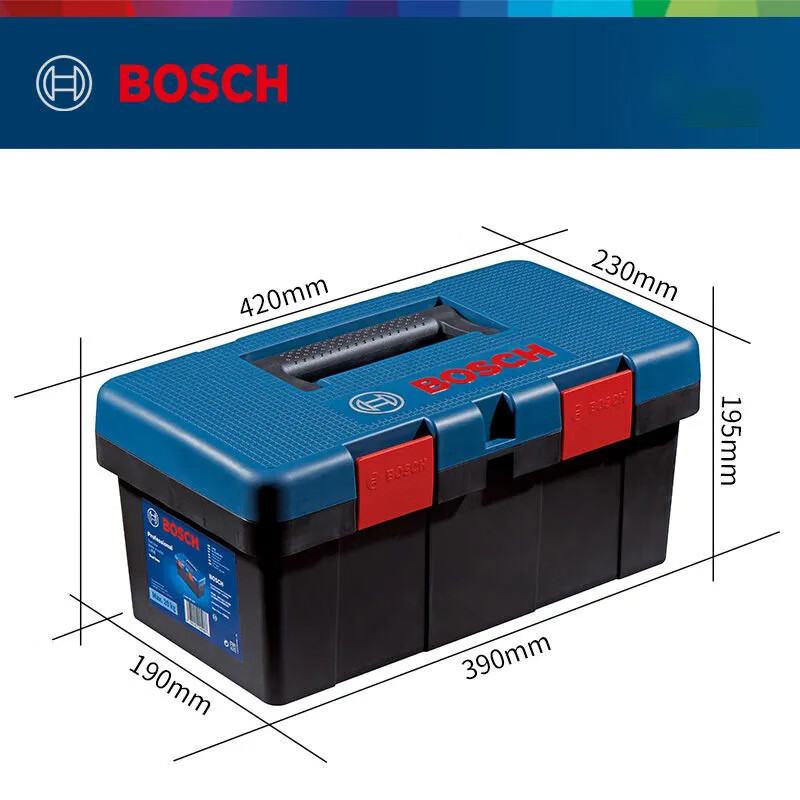Bosch Bosch () multifunctional hardware repair tool box storage box car parts box plastic TOOLBOX other
