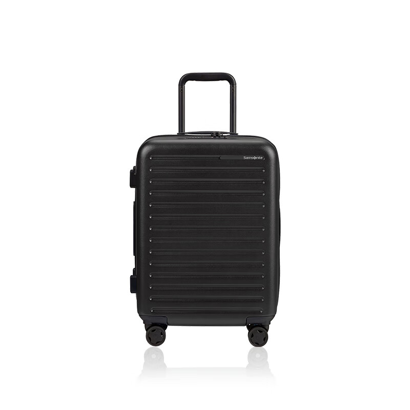 Samsonite suitcase 20-inch trolley suitcase European design striped travel bag password check-in suitcase black KF1