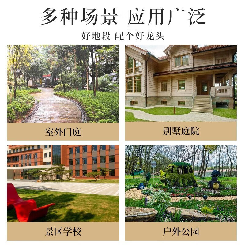 Capello Black Simple Stainless Steel Outdoor Antifreeze Faucet Column Outdoor Courtyard Villa Garden Antifreeze Cracked Water Faucet Black Stainless Steel Square Tall - Spray Gun Double Faucet