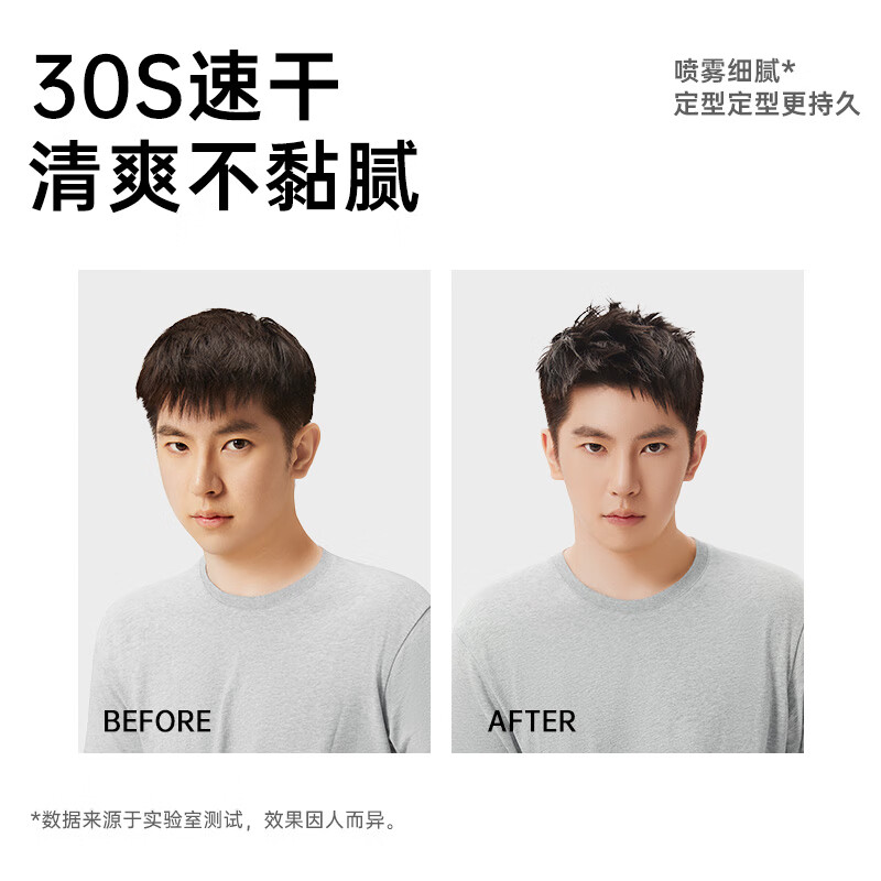 Tiji Men's Hairspray Strong Styling Spray 100ml Fluffy Matte Anti-sweat Quick-drying Portable Travel Can Pass Security Check