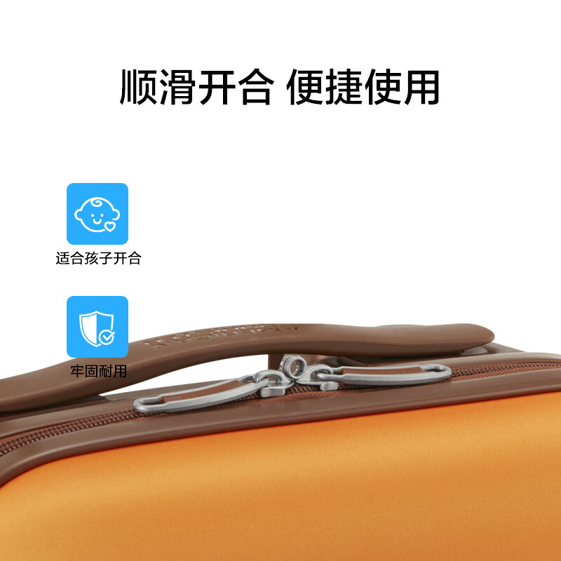 Mei travel suitcase can go on the plane 17-inch children's suitcase lightweight trolley suitcase Bear QW9 suitcase