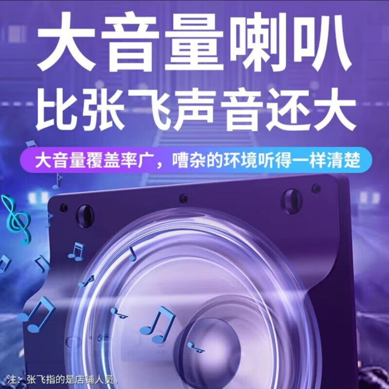 Shadow Giant WeChat payment prompt audio QR code collection voice announcer payment small speaker large volume white