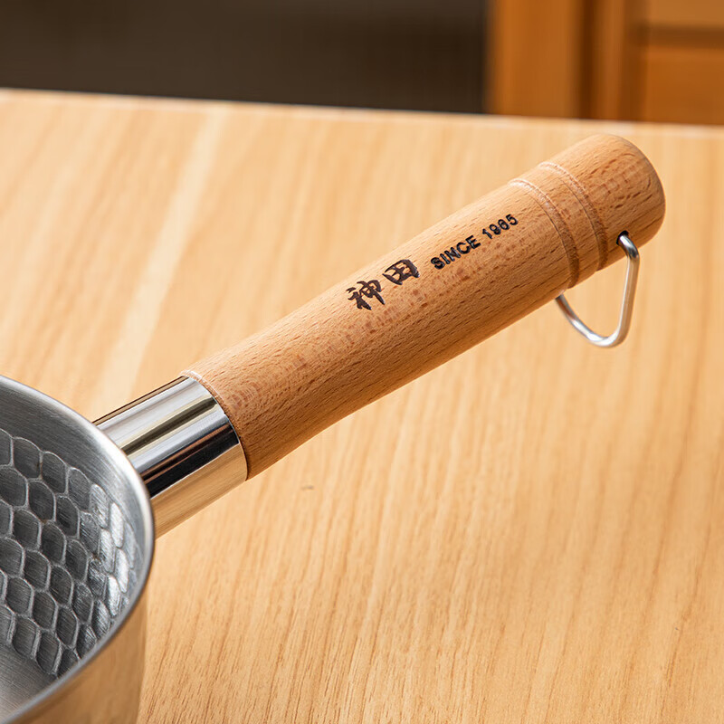 Kanda Yupping pot imported Japanese stainless steel soup pot small milk pot instant noodle pot food supplement pot uncoated with lid 20cm