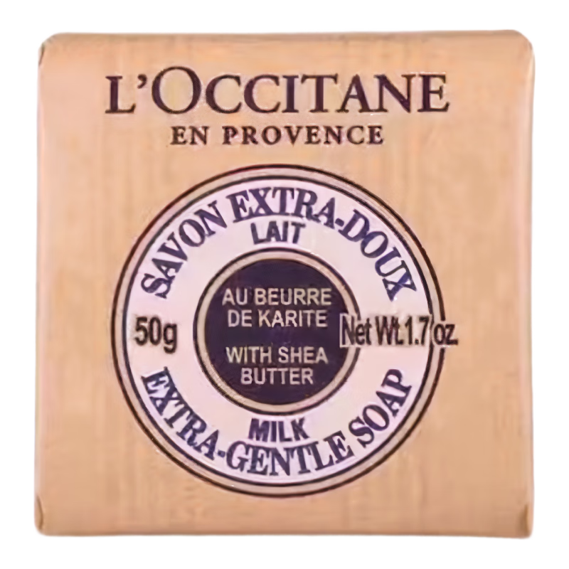 L'Occitane Shea Butter Cleansing Soap Moisturizing Cleansing and Toning 50g on clearance