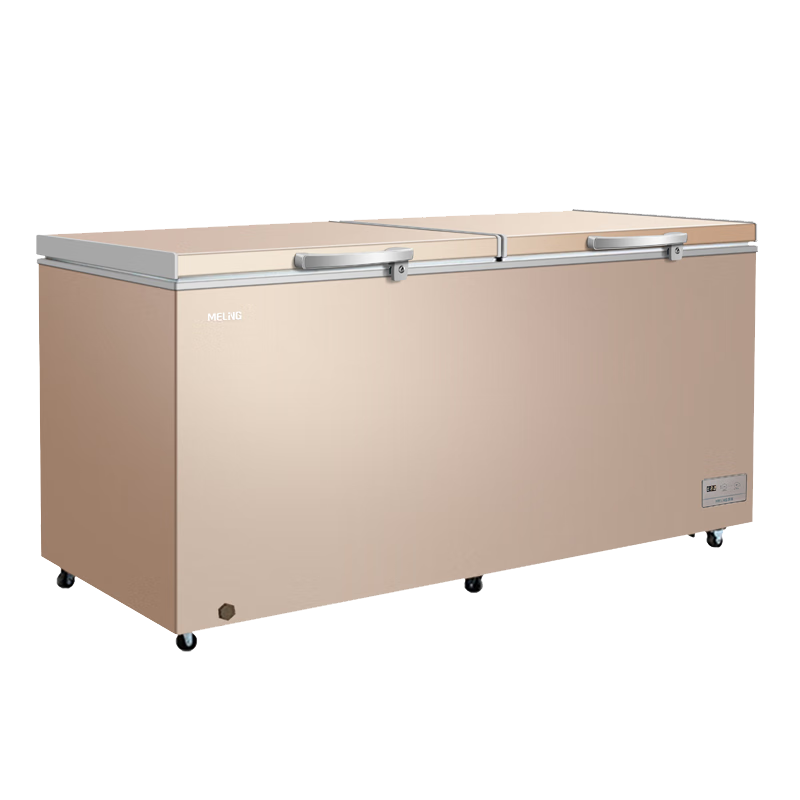 Meiling (MEILNG) - 40 degrees Cryogenic Horizontal Commercial Large Capacity Freezer Cryogenic Quick Freezing Single Temperature Refrigerated Freezer Quick Freezer Supermarket 1L 528 Liters - 40 Degree Cryogenic Quick Freezing - Electronic Control - Steel