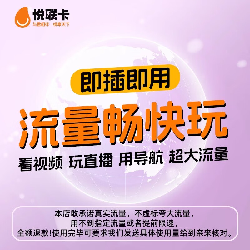 US traffic internet card phone card dual network 5G network sim card mobile phone card 10 days unlimited / day