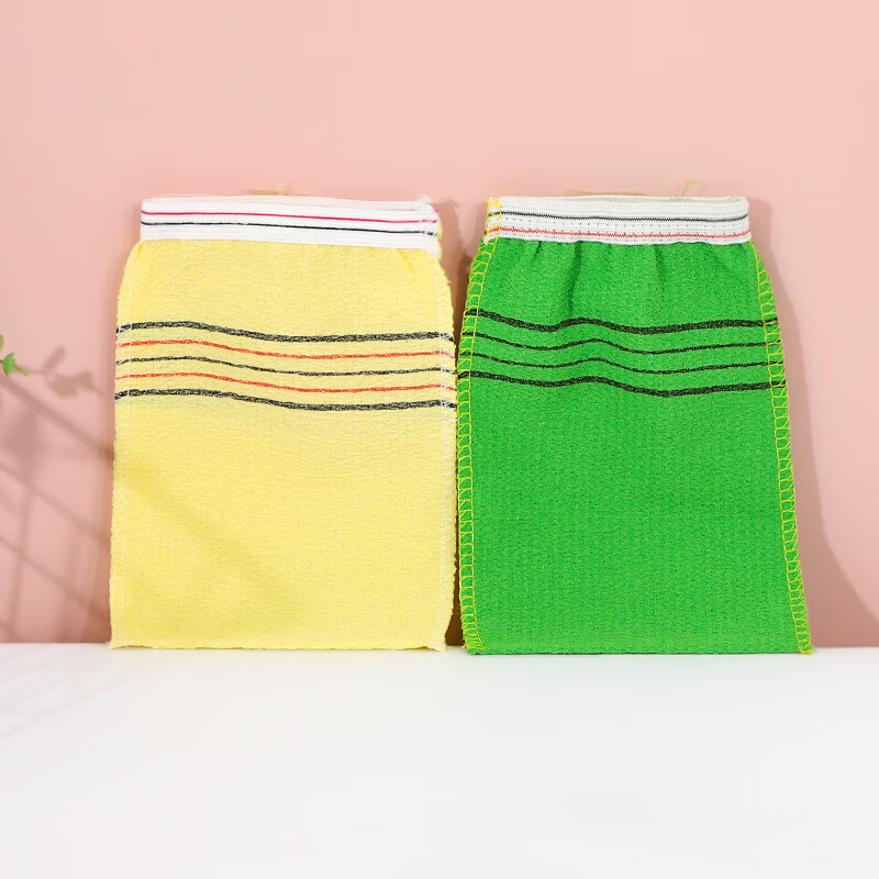 Fat Donglai's same style bath towel, face towel, powerful mud rub gloves, household bath towel, fine sand single layer back rub, mixed pack of 5