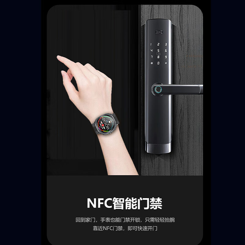 Huamidu Medical Recommendation Air Pump Blood Pressure Watch Blood Sugar and Lipid Monitoring All-in-One Health Watch Heart Rate Blood Oxygen Sports Watch ECG Bluetooth Call NFC Bracelet Air Pump + Air Bag Blood Pressure Monitoring Blue Blood Sugar Uric Acid