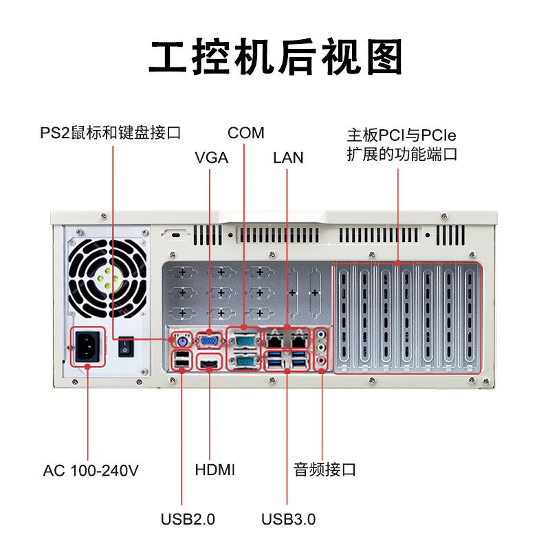 ADLINK 4U rack-mounted industrial computer motion control machine vision industrial computer host multi-PCI/PCIe expansion supports customization IPC-6558H