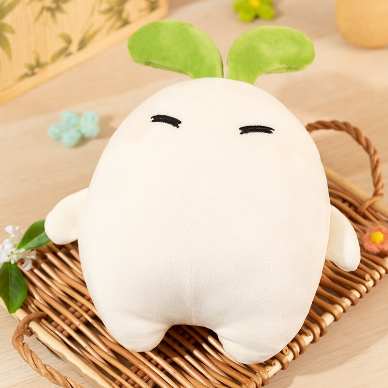 Deep in the peach garden, there is a radish plush doll - Luo Xiaoga model