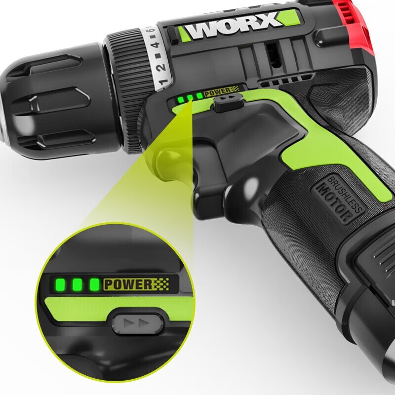 WORX 12V brushless lithium impact drill WU130X multifunctional hand drill driver electric screwdriver power tool WU130X bare metal without accessories