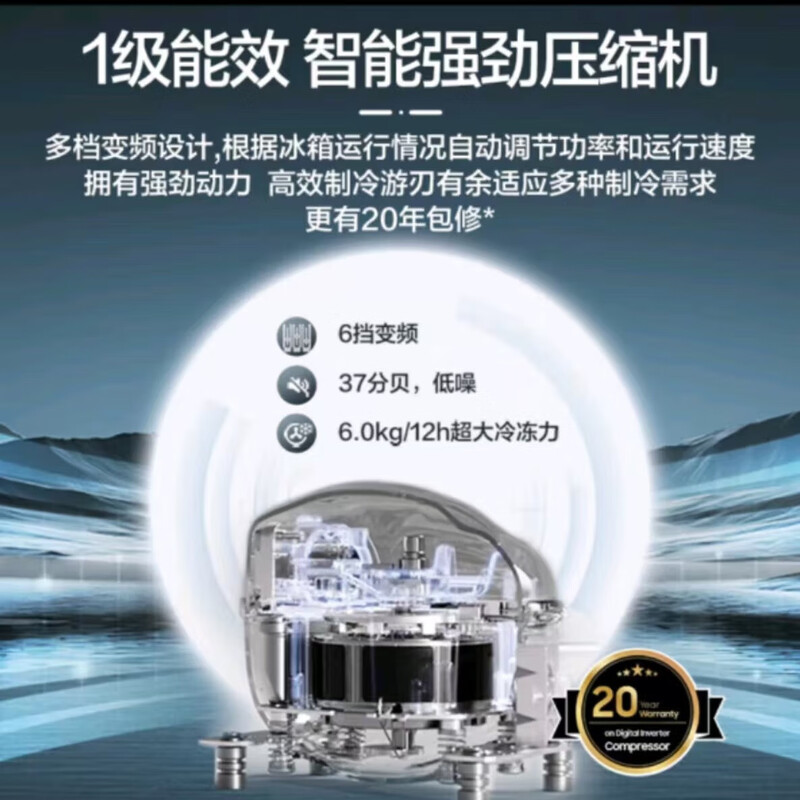 Samsung (SAMSUNG) original imported AI refrigerator 9 series 615L embedded four-door cross door automatic door automatic ice making frequency conversion three-system household large capacity large refrigerator official machine RF62DB9CGC3GSC Green Jin Gray