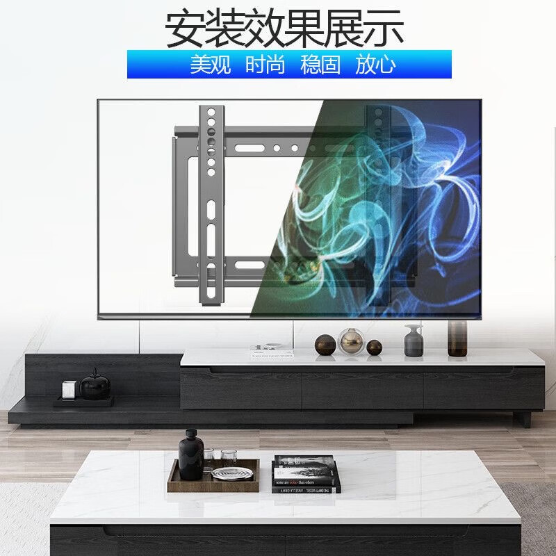 TV stand TV hanger retractable universal Xiaomi Huawei Hisense Skyworth TCL Konka TV wall mount thickened and reinforced version suitable for 32-60 inch TVs