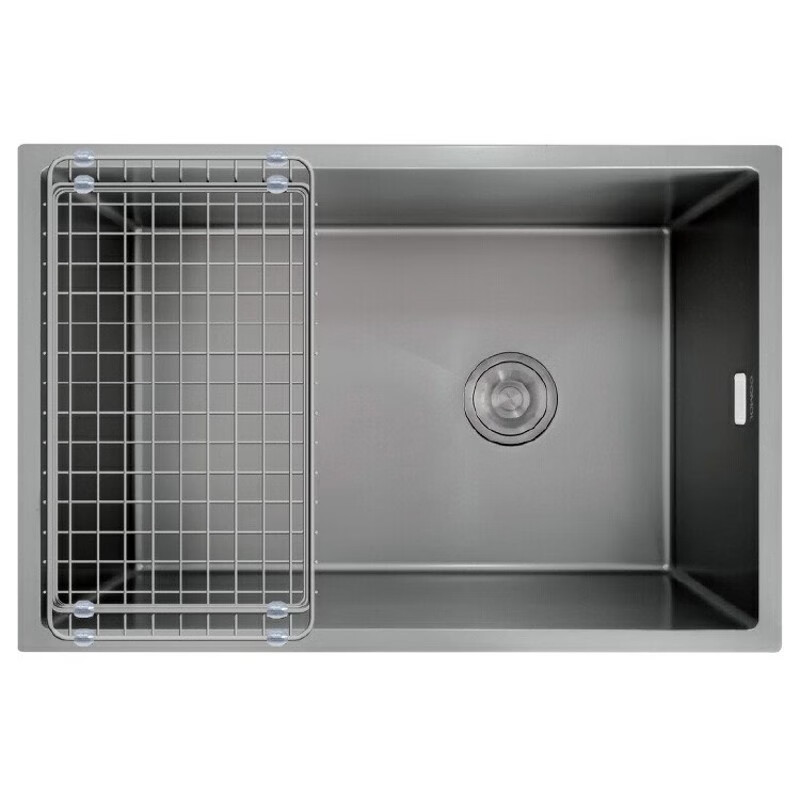 JOMOO 06255 sink vegetable basin 06259 kitchen household stainless steel handmade sink large single sink dishwashing basin 06259-CZ-1 nano color size 780x45