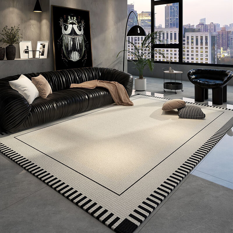 KAYE living room carpet French light luxury high-end no-wash home floor mat large area bedroom sofa coffee table blanket SJR-Brant-T5 200x300 cm