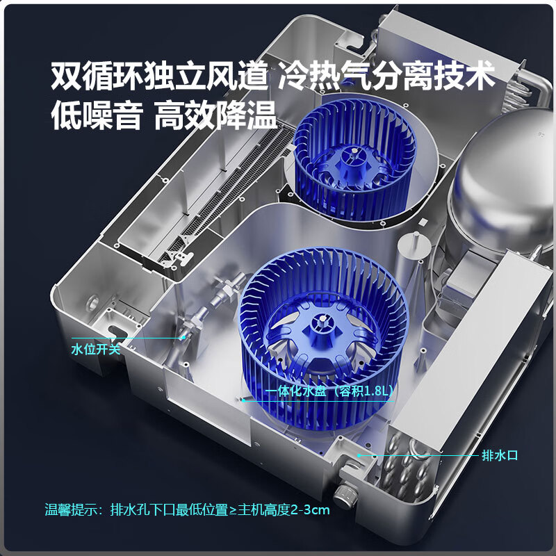 Luyuan (LVYUAN) kitchen air conditioner dedicated single cooling dehumidification cool lighting anti-oil fume ceiling embedded household ceiling hidden all-in-one machine T8/300*600 purification direct blowing air small 1 piece set self-cleaning series-1800W station type-1 hole T8 series