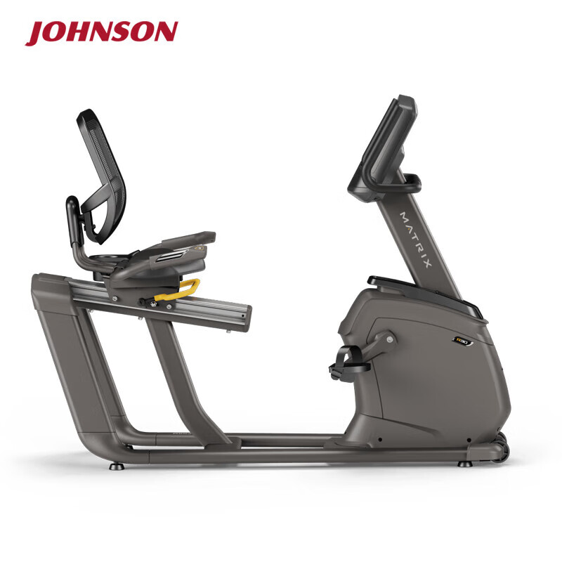 JOHNSON exercise bike R30 high-end home electromagnetic control backrest horizontal dynamic bicycle aerobic exercise training equipment XR-button screen