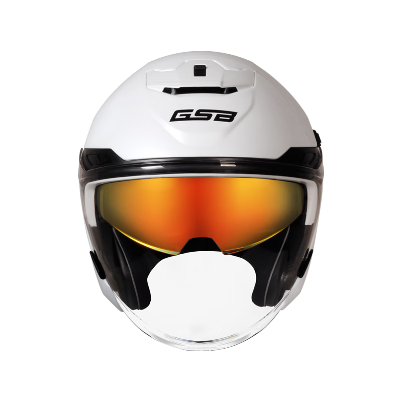 GSBgsb helmet G-263 motorcycle helmet Bluetooth headset dual lens 3C certified winter warm 3/4 helmet