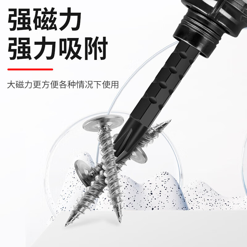 Meike small carrot head screwdriver set tool set telescopic dual-purpose magnetic screwdriver cone cross small carrot head screwdriver