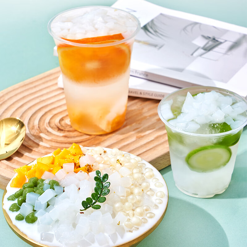 Guangxi Premium Coconut Granules 500g Hainan original coconut pulp jelly pudding DIY dessert pearl milk tea shop raw materials