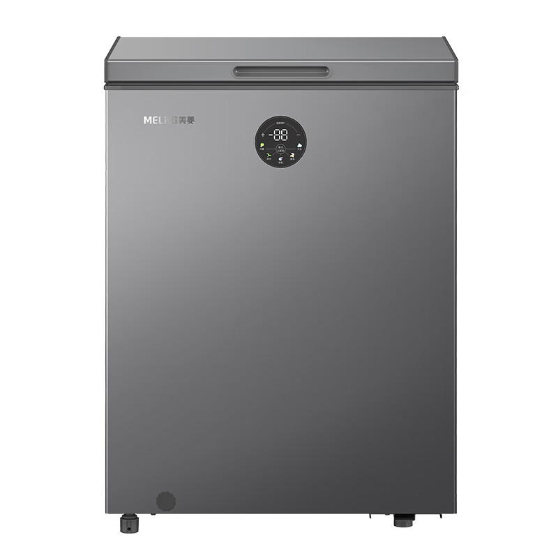 Meiling (MEILNG) BC/BD-141DTECX frost-reducing small freezer household small deep-freezing quick-frozen base commercial horizontal freezer 1L -40 electronic temperature control/201 liters/full freezing