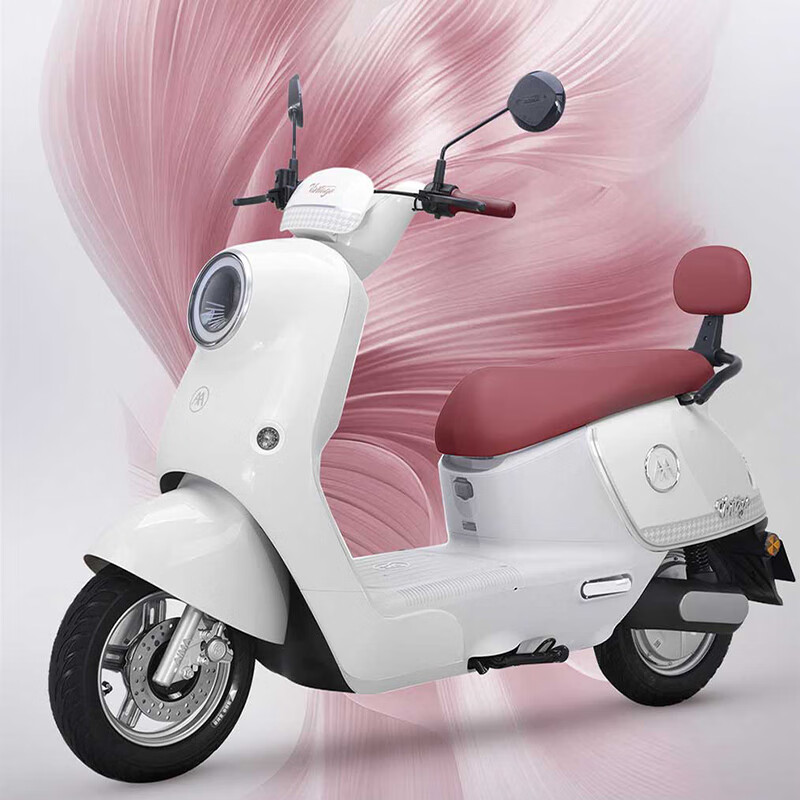 AIMA Electric Vehicle 72V Loves Graphene Electric Motorcycle Long Battery Life Girls Adults Popular Smart APP Battery Car Love-Yuhuabai 72V21 Graphene