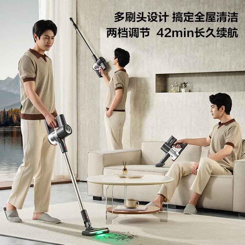 SUPOR wireless handheld vacuum cleaner for home use with high suction power and long battery life for pets, carpet, cat and dog hair suction machine C7PLUS-L