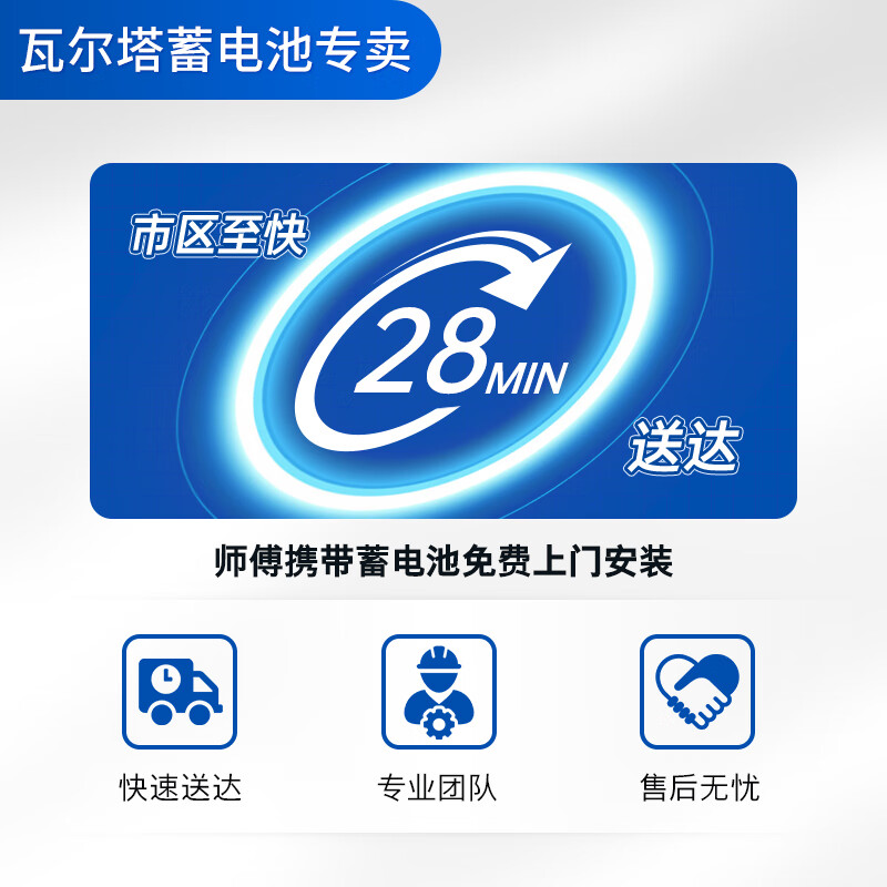 Valta car battery start-stop round mark EFB H5 60AH suitable for Great Wall Honda Civic Volkswagen Haval