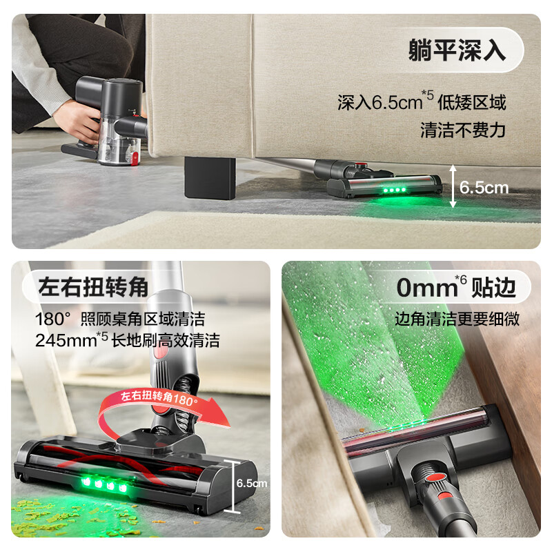 SUPOR wireless handheld vacuum cleaner for home use with high suction power and long battery life for pets, carpet, cat and dog hair suction machine C7PLUS-L