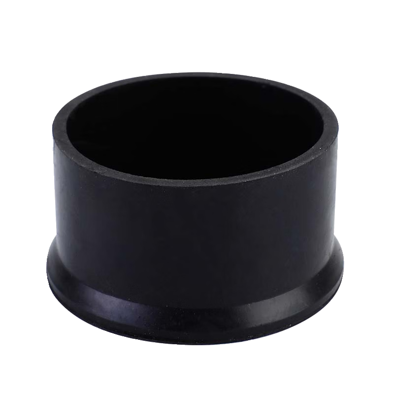 Miaopule iron chair leg covers thickened rubber iron stool foot covers chair foot pads silent anti-slip leg covers floor protective cover round black extra thick 10 mm 4 pieces