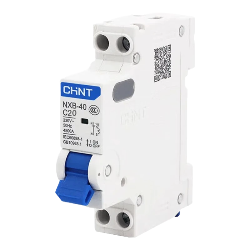 Chint (CHNT) NXB-40-1P+N-C20 double-input double-output circuit breaker overload air switch