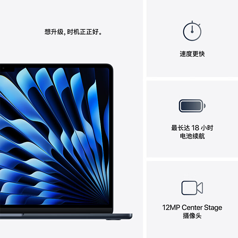 99% new Apple/Apple AI notebook/2025 MacBook Air 15-inch M4 (10+10 core) 24G 512G midnight color computer MC6L4CH/A