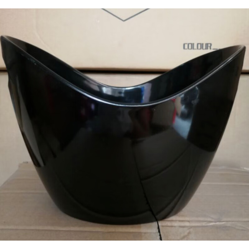 Xuanshi transparent luminous ingot ice bucket champagne red wine beer bucket 8 liters ps acrylic plastic ice bucket portable ice bucket large ingot champagne bucket-8L