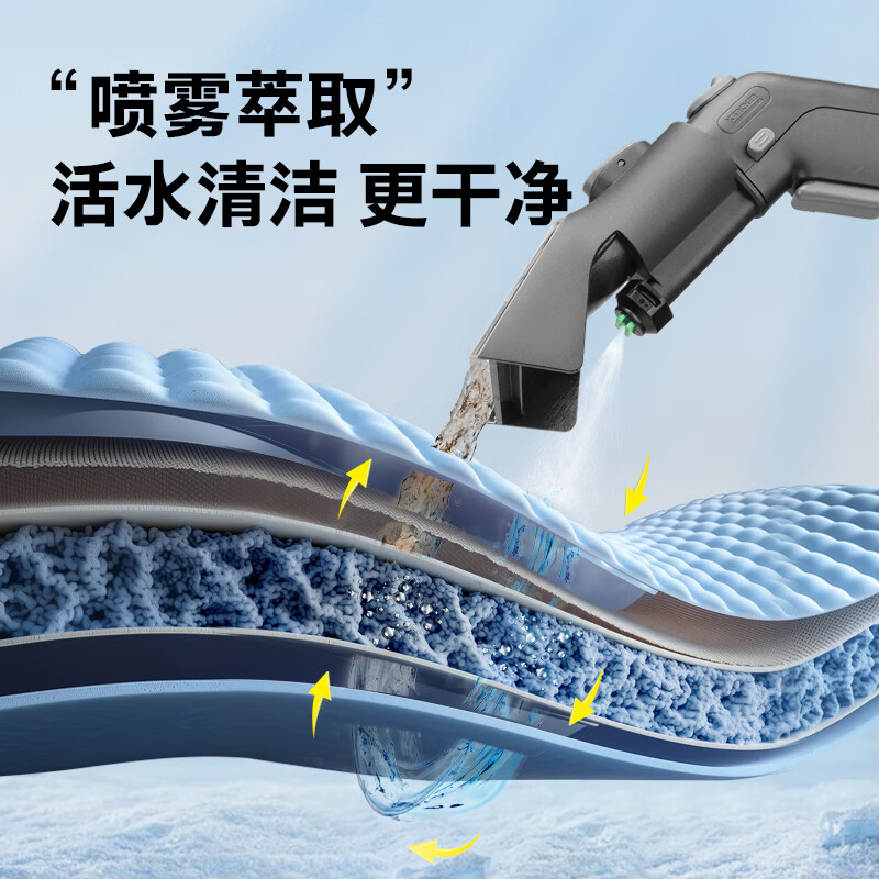 KARCHER original imported multifunctional household fabric sofa cleaning machine, spray and suction integrated cleaning machine for carpets, curtains and mattresses SE 3 COMPACT standard version + shoe washing attachment