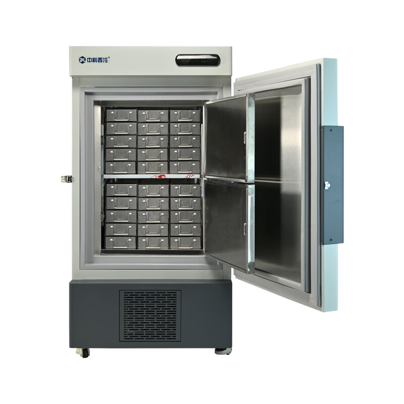 Zhongke Xileng ultra-low temperature refrigerator-80 commercial vertical scientific research experiment freezer-60 degrees medical vaccine-40 low temperature freezer mechanical parts cold-packed industrial cryogenic storage box DL-128(-45)725 715 1352mm