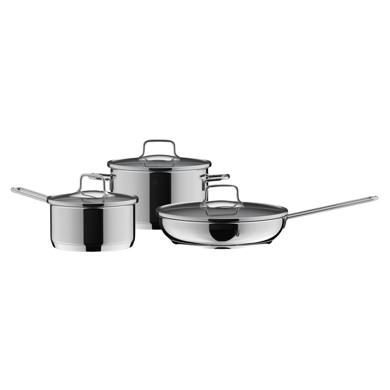 WMF pot set home wok frying pan soup pot milk pot Astoria three-piece set open flame special kitchenware Astoria pot 3-piece set