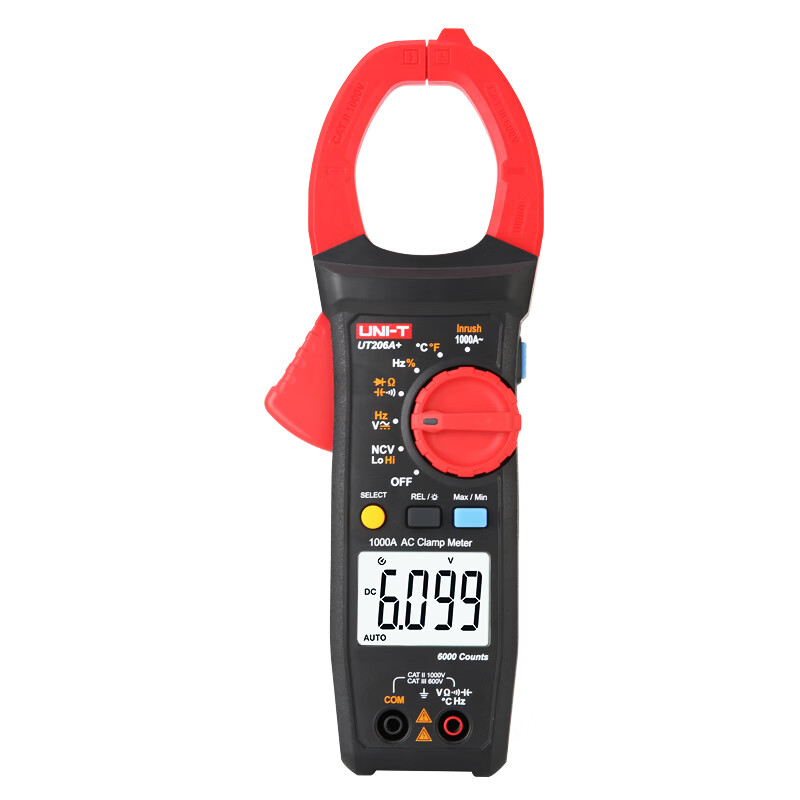 Uni-T clamp ammeter high-precision clamp meter UT210E mini digital clamp multimeter AC and DC ammeter UT206A+ AC 1000A+ surge current