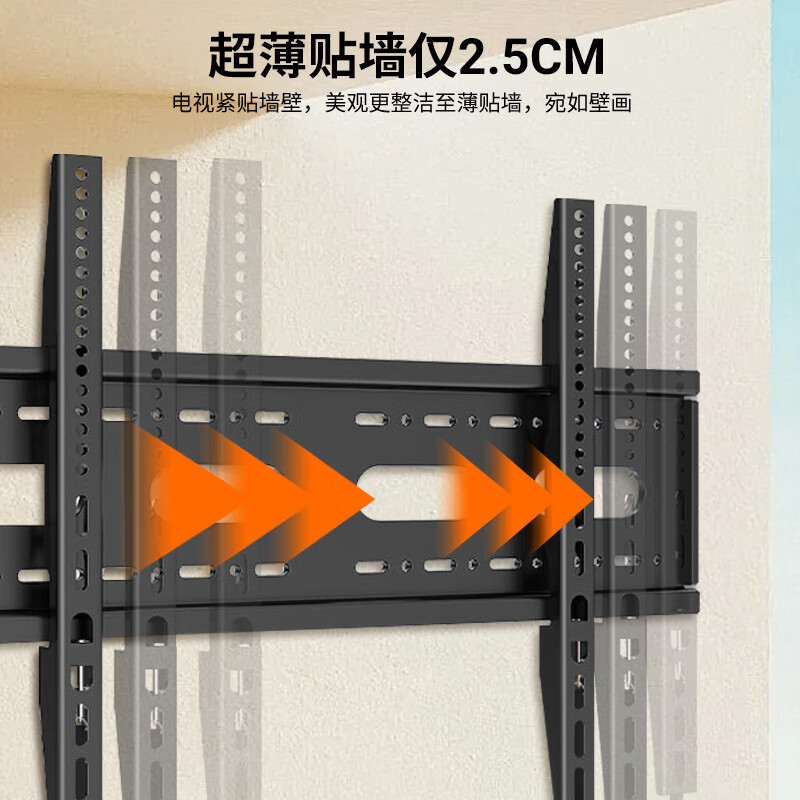 Dongpuli Thickened TV Mount 50-100 inches Universal TV Stand Xiaomi Hisense Skyworth Sony TCL Haier Huawei Smart Screen LCD Wall Mount