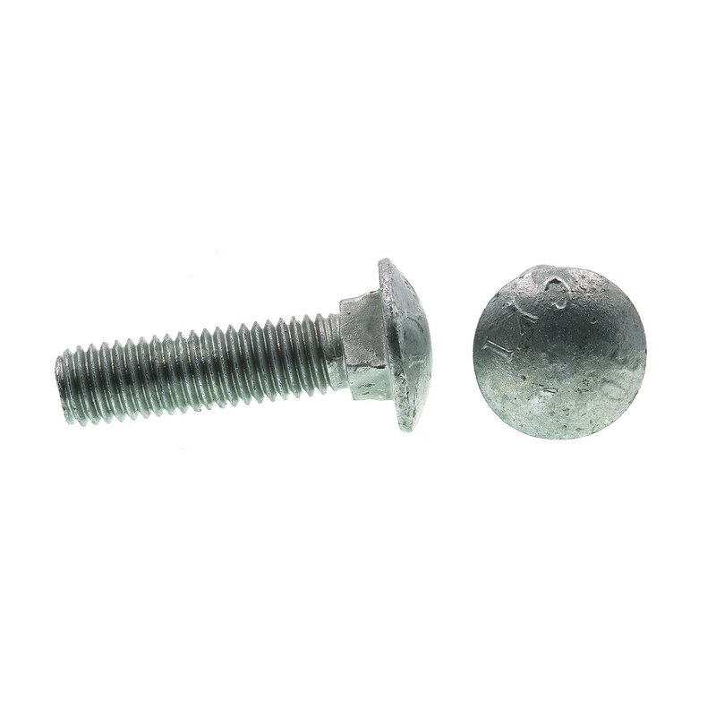 Prime-Line 13x5cm Hot Dip Galvanized Square Head Bolts Grade A307 15-pack