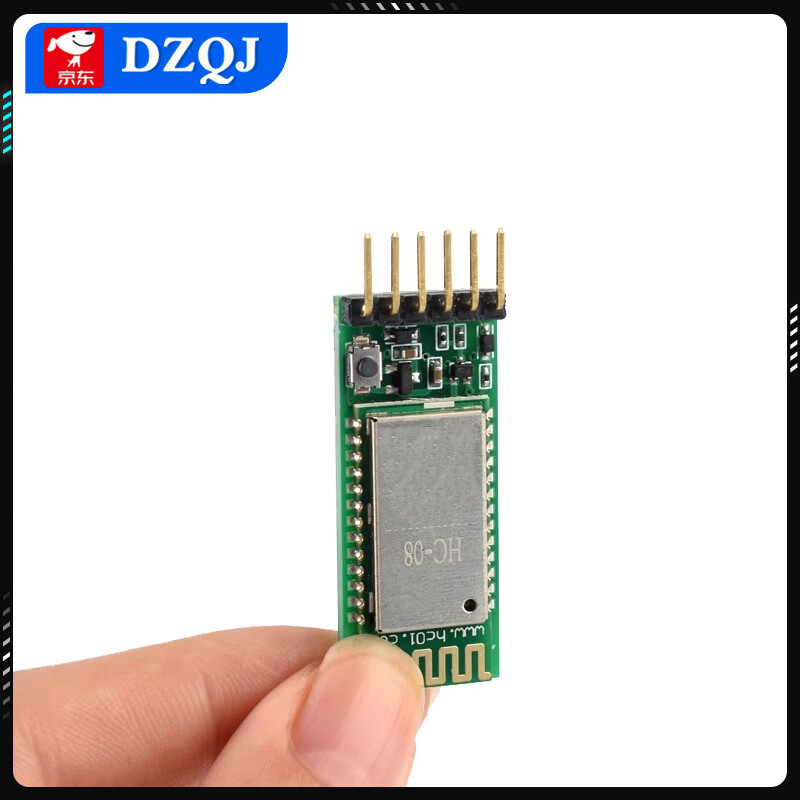 HC-08 master-slave integrated Bluetooth 4.0 module board DIY wireless serial port transparent transmission electronic module BLE HC-08 Bluetooth 4.0 module with bottom plate welding pin header (1 piece)