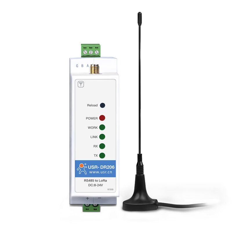 Some Internet of Things cost-effective wireless data transmission LoRa DTU relay network transmission rail installation point-to-point USR-DR206-L