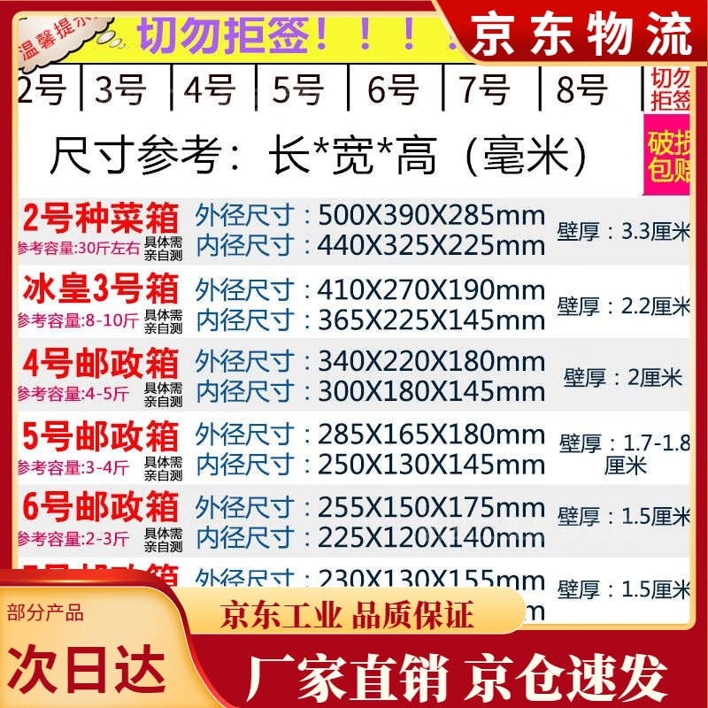 Foam box insulation box ice bag express delivery special sub wholesale box foam packaging box planting vegetable foam No. 4C style (16 pieces)