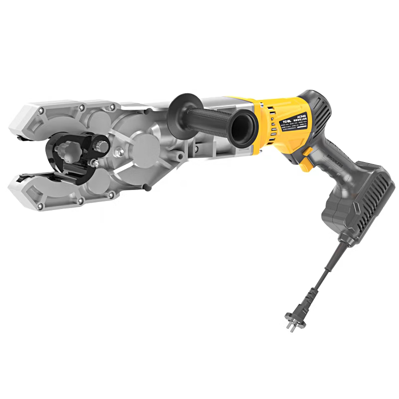 Tiecheng portable electric rebar sleeve threading machine, fast threading connection, torque wrench, hand-held rebar tightening machine AC940 plug-in version, horizontal steel bars are better to use