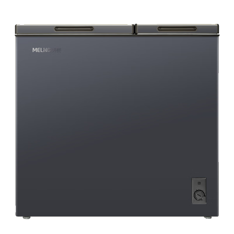 Meiling (MEILNG) dual-temperature freezer household small large-capacity deep-freezing commercial refrigeration and freezing dual-use refrigerator horizontal freezer ice cream cabinet 1L white dual temperature 278 liters/butterfly door/frozen 106