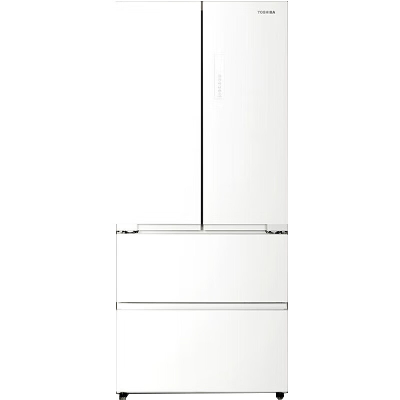 Toshiba White Pearl 548 high-capacity fully embedded 60cm ultra-thin embedded large-capacity dual-system air-cooled frost-free automatic ice-making French multi-door household refrigerator GR-RF548WI-PM165 Yuzhi White