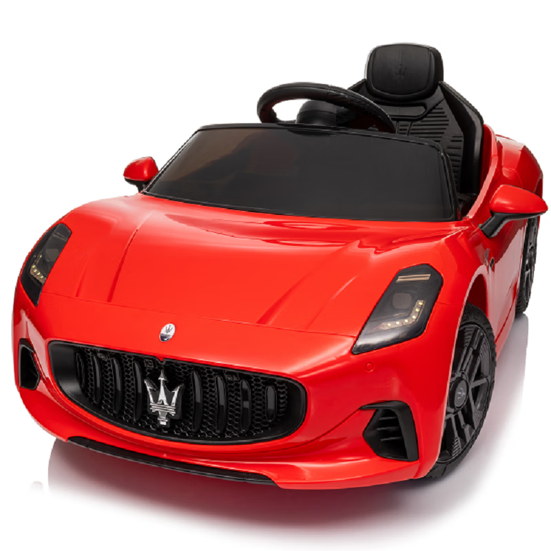 Lovipu Maserati children's electric car four-wheeled remote control car drivable car baby can sit on birthday gift